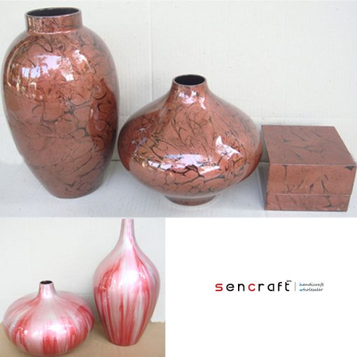 lacquer vases