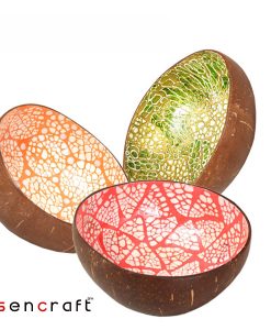 mini coco lacquer bowl; handmade eggshell