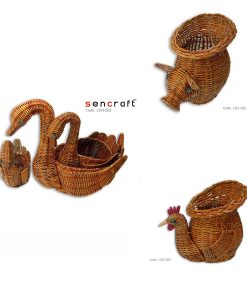 mini wicker decorative basket