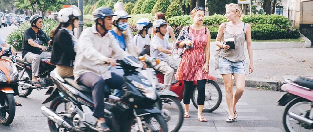 TOP FIVE TIPS FOR CROSSING THE STREET IN VIETNAM